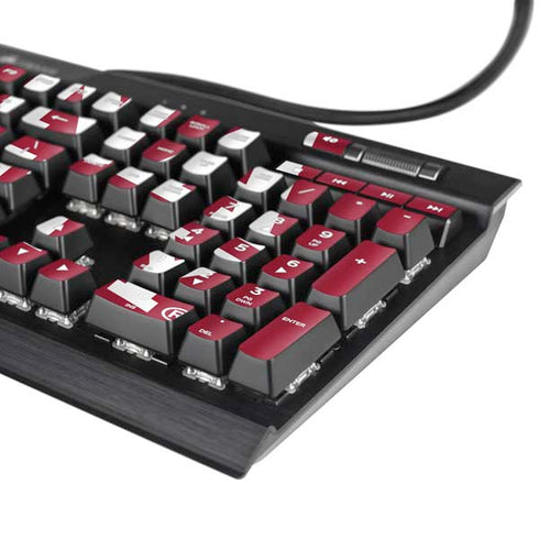 Indiana University Hoosiers K95 RGB PLATINUM Mechanical Gaming Keyboard Skin