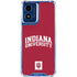 Indiana University Hoosiers Moto G 5G (2024) Clear Case