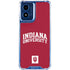 Indiana University Hoosiers Moto G Play 4G (2024) Clear Case