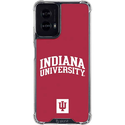 Indiana University Hoosiers Moto G Power 5G (2024) Clear Case
