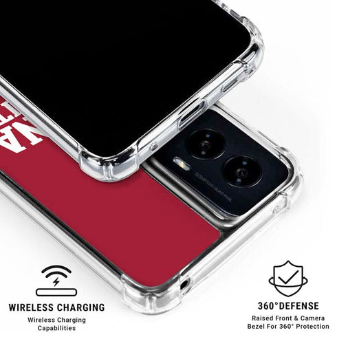 Indiana University Hoosiers Moto G Power 5G (2024) Clear Case