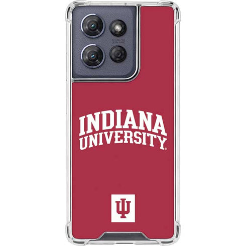 Indiana University Hoosiers Moto G Power 5G (2025) Clear Case