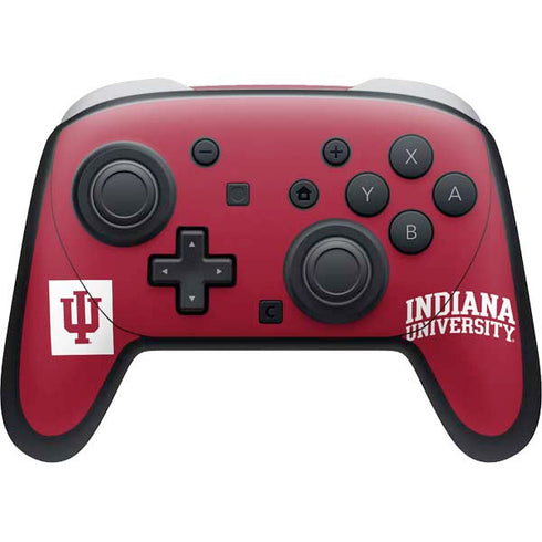 Indiana University Hoosiers Nintendo Switch 2 (2025) Pro Controller Skin