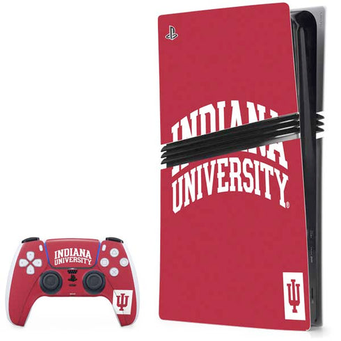 Indiana University Hoosiers PS5 Pro Bundle Skin