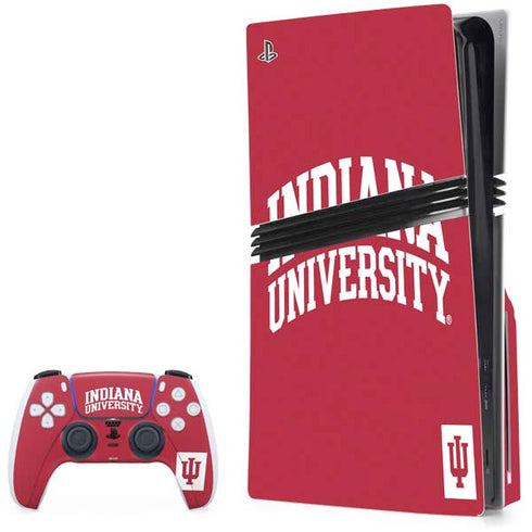 Indiana University Hoosiers PS5 Pro Disk Bundle Skin