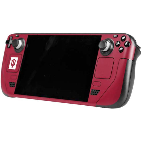Indiana University Hoosiers Steam Deck Handheld Gaming Computer OLED Skin