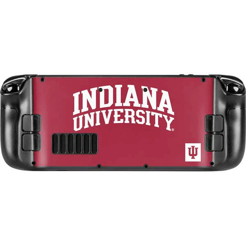 Indiana University Hoosiers Steam Deck Handheld Gaming Computer OLED Skin