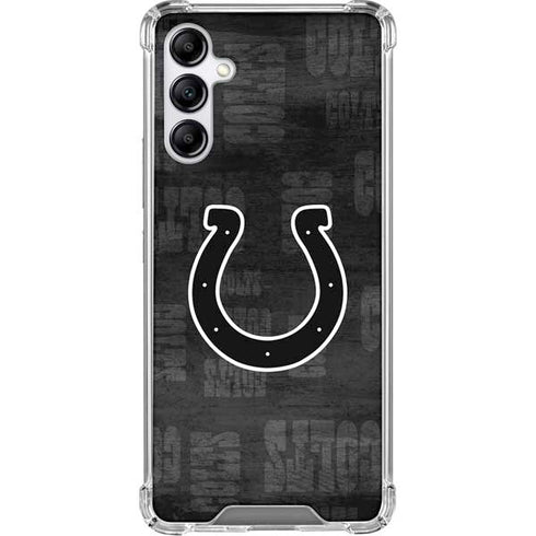 NFL Indianapolis Colts Black & White Gabb Phone 4 Clear Case