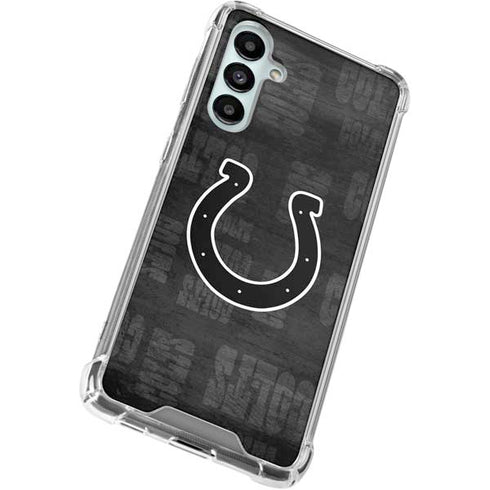 NFL Indianapolis Colts Black & White Galaxy A16 5G Clear Case