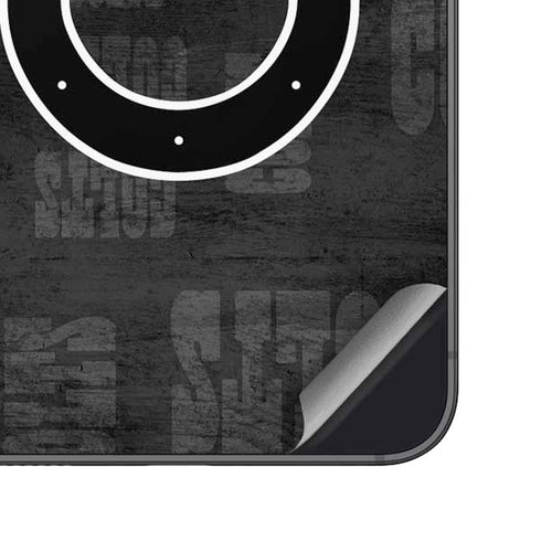 NFL Indianapolis Colts Black & White Galaxy A16 5G Skin