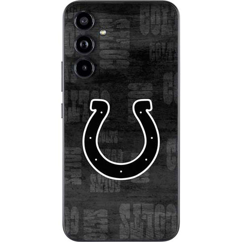 NFL Indianapolis Colts Black & White Galaxy A54 5G Skin