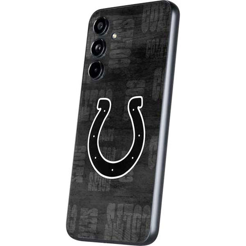 NFL Indianapolis Colts Black & White Galaxy A54 5G Skin