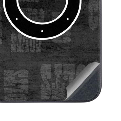 NFL Indianapolis Colts Black & White Galaxy A54 5G Skin