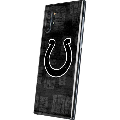 NFL Indianapolis Colts Black & White Galaxy Note 10 Plus Skin