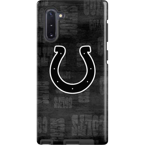 NFL Indianapolis Colts Black & White Galaxy Cases