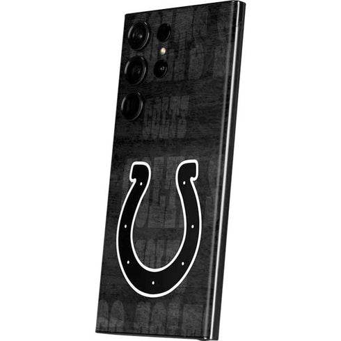 NFL Indianapolis Colts Black & White Galaxy Skins