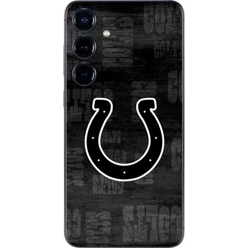 NFL Indianapolis Colts Black & White Galaxy S24 Plus Skin