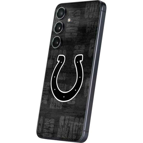 NFL Indianapolis Colts Black & White Galaxy S24 Plus Skin