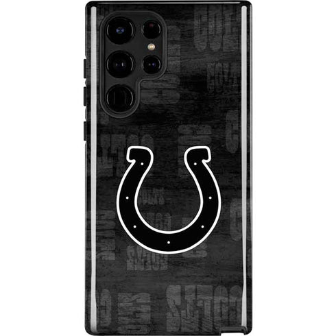 NFL Indianapolis Colts Black & White Galaxy S25 Ultra Impact Case