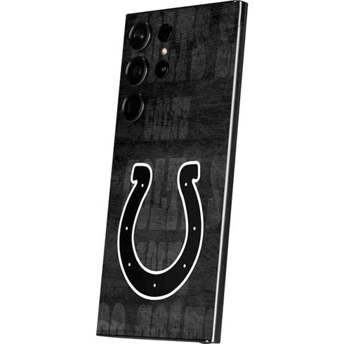 NFL Indianapolis Colts Black & White Galaxy S24 Ultra Skin