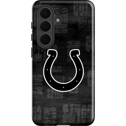 NFL Indianapolis Colts Black & White Galaxy S26 Plus Impact Case