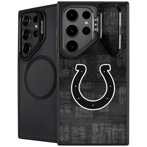 NFL Indianapolis Colts Black & White Galaxy S26 Ultra Kickstand Case