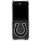 NFL Indianapolis Colts Black & White Galaxy Z Flip6 Clear Case