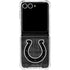 NFL Indianapolis Colts Black & White Galaxy Z Flip7 Clear Case