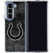 NFL Indianapolis Colts Black & White Galaxy Z Fold5 5G Clear Case