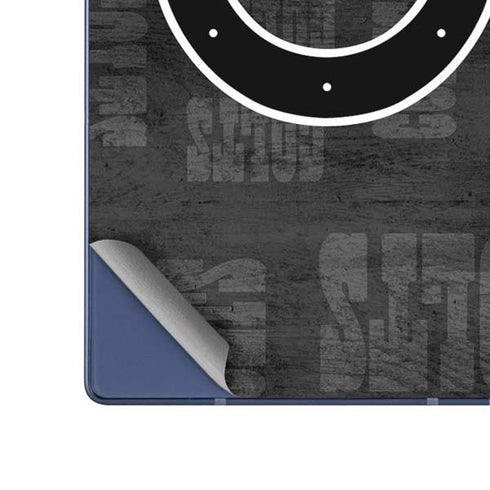NFL Indianapolis Colts Black & White Galaxy Z Fold6 Skin