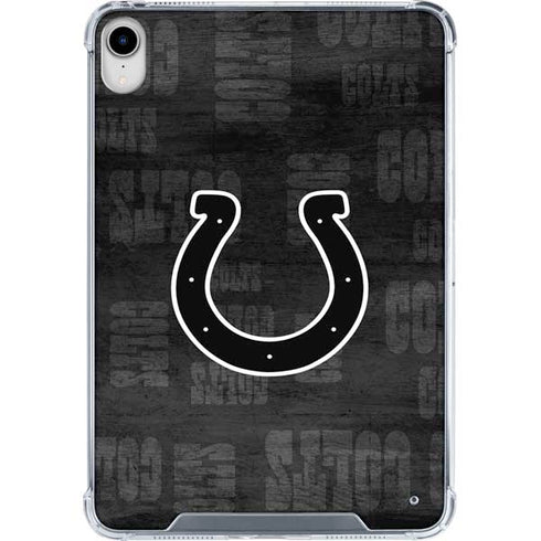 NFL Indianapolis Colts Black & White iPad 11th Gen (2025) Clear Case
