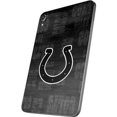 NFL Indianapolis Colts Black & White Apple iPad Mini Skin
