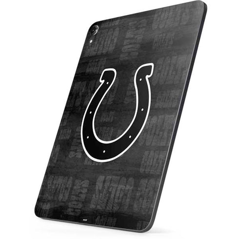 NFL Indianapolis Colts Black & White Apple iPad Pro Skin