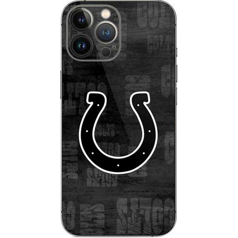 NFL Indianapolis Colts Black & White iPhone 15 Pro Max Skin