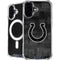 NFL Indianapolis Colts Black & White iPhone 16 Plus MagSafe Case