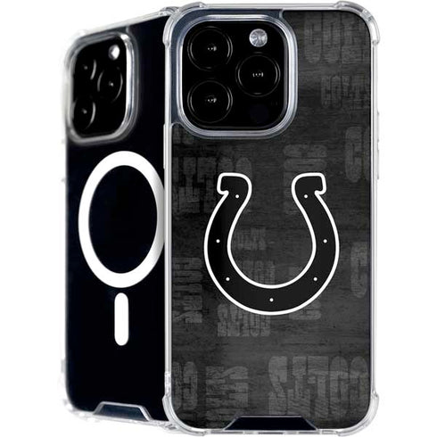NFL Indianapolis Colts Black & White iPhone 16 Pro MagSafe Case