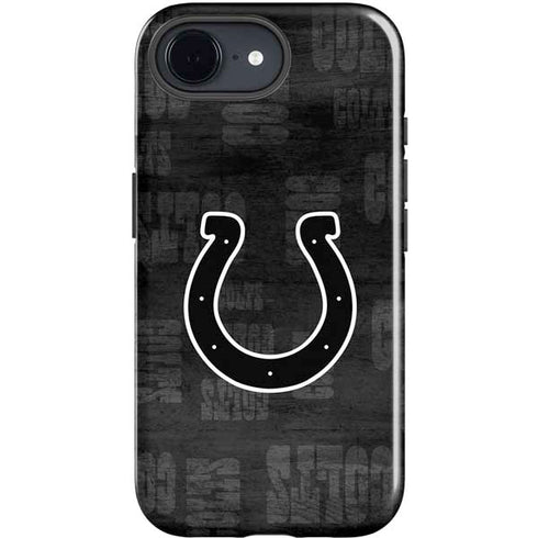 NFL Indianapolis Colts Black & White iPhone 16e Impact Case