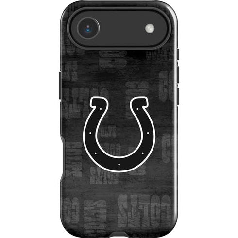NFL Indianapolis Colts Black & White iPhone 17 Air Impact Case