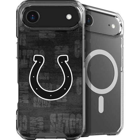 NFL Indianapolis Colts Black & White iPhone 17 Air MagSafe Case