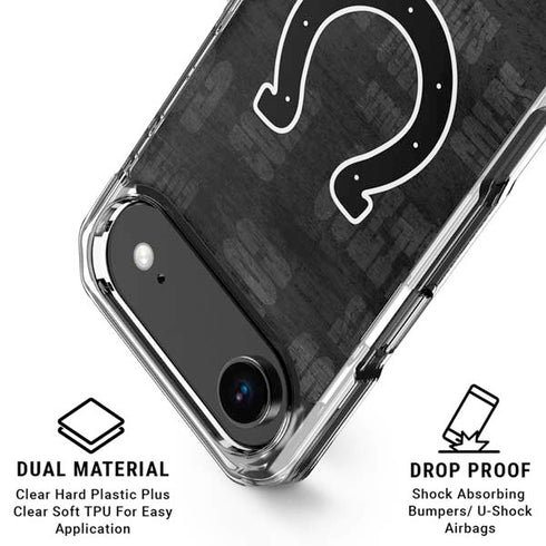 NFL Indianapolis Colts Black & White iPhone 17 Air MagSafe Case