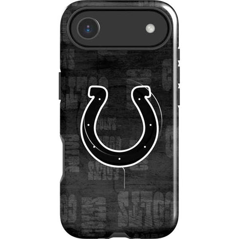 NFL Indianapolis Colts Black & White iPhone 17 Air Magsafe Impact Case