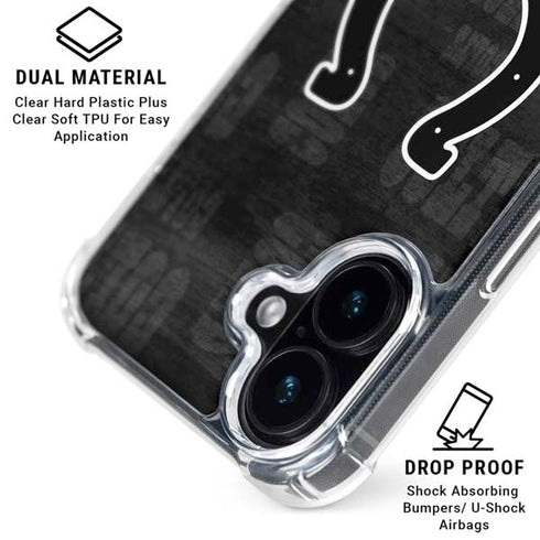 NFL Indianapolis Colts Black & White iPhone 17 MagSafe Case