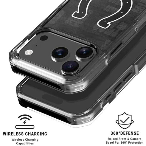 NFL Indianapolis Colts Black & White iPhone 17 Pro MagSafe Case