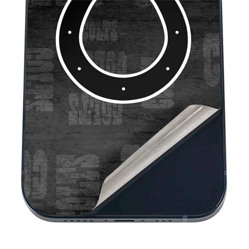 NFL Indianapolis Colts Black & White iPhone 17 Pro Skin