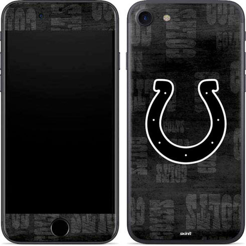 NFL Indianapolis Colts Black & White iPhone 8 Skin