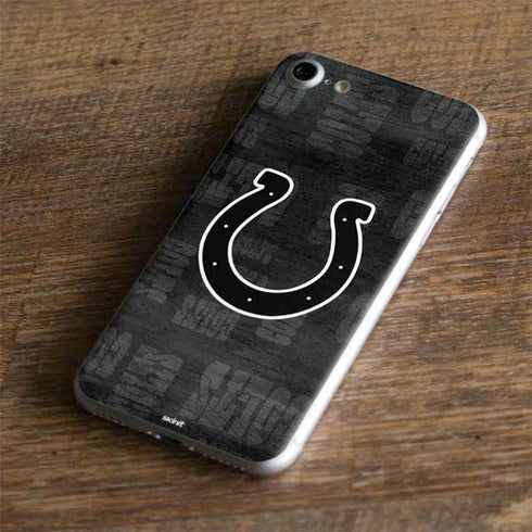 NFL Indianapolis Colts Black & White iPhone 8 Skin