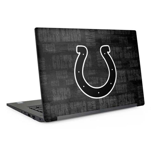 NFL Indianapolis Colts Black & White Dell Latitude Skin