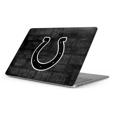 NFL Indianapolis Colts Black & White Apple MacBook Pro 16-inch Skin