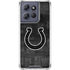 NFL Indianapolis Colts Black & White Moto G 5G (2025) Clear Case