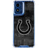 NFL Indianapolis Colts Black & White Moto G 5G (2024) Clear Case